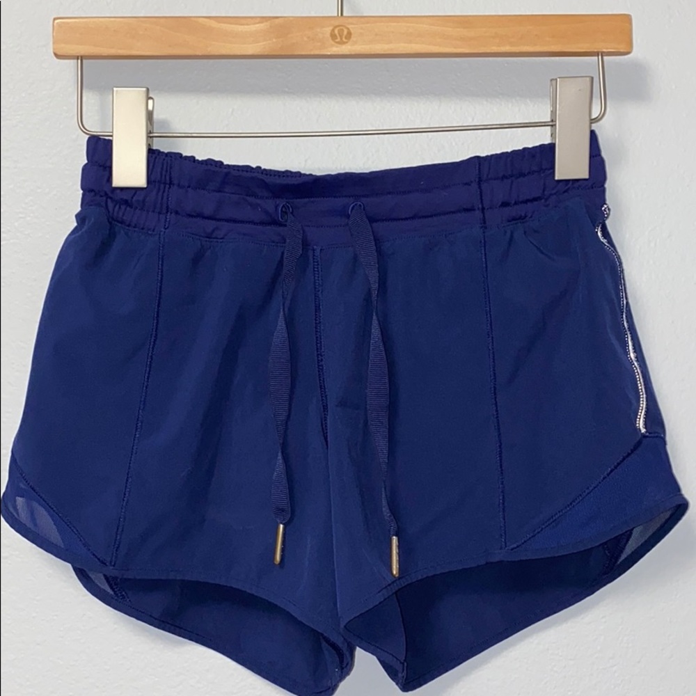 🍋 Lululemon Hotty Hot 1 shorts Blue, Long